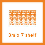 3m x 7 Shelf
